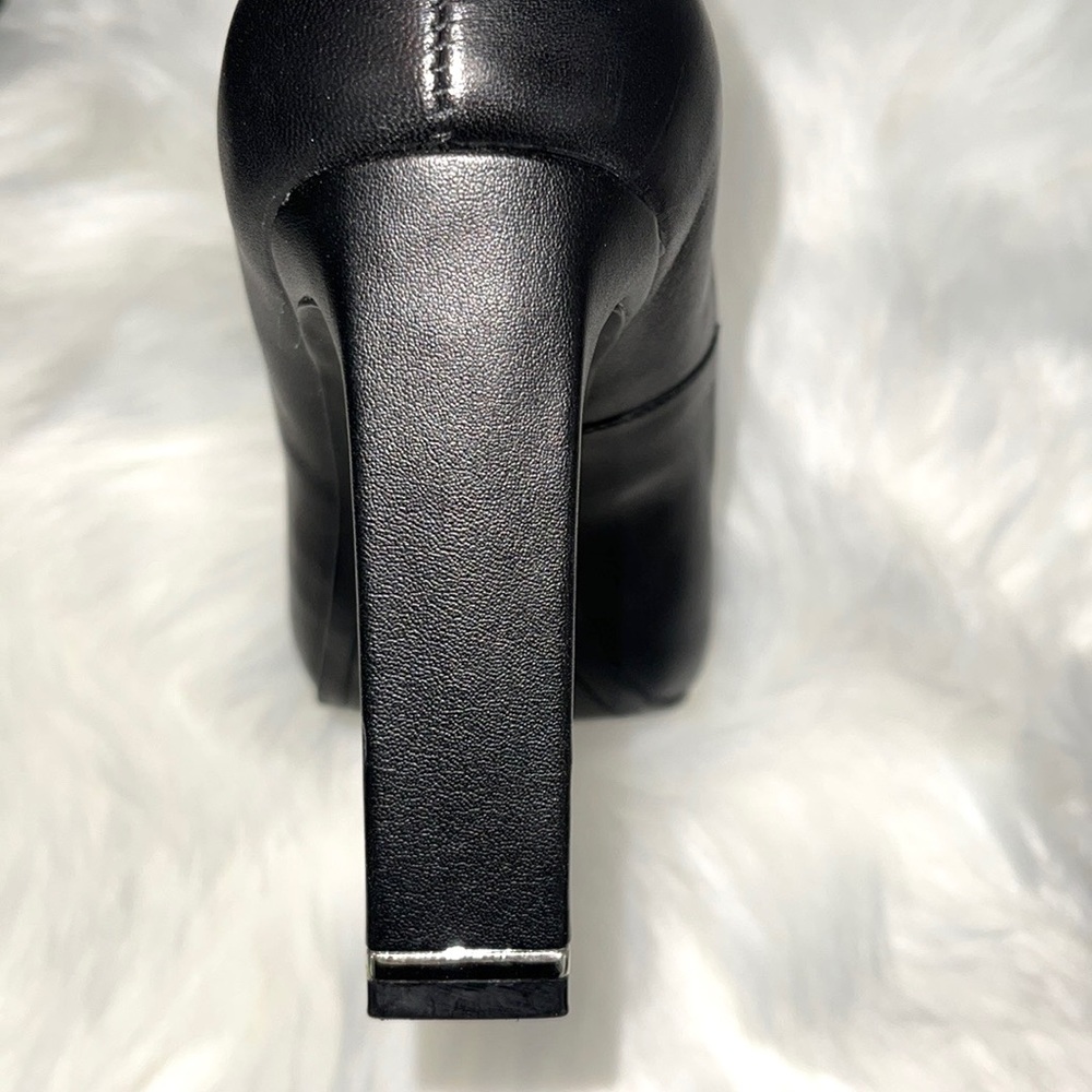 DKNY Claudia Peep Toe High Heeled Shoes Size 6 - Picture 7 of 8